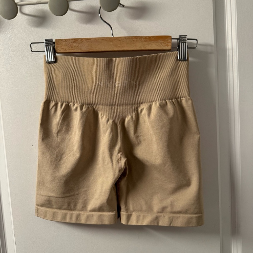 NVGTN Women's Tan High-Waisted Shorts size XS